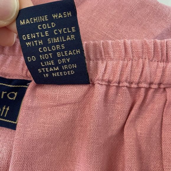 Laura Scott Women’s Linen Blend Embroidered Hem Skirt Size 18 Brand New - Picture 8 of 12